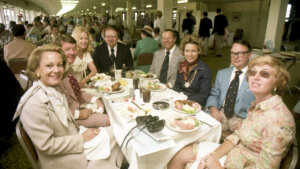 A meal in the Churchill Downs clubhouse Kentucky Derby day